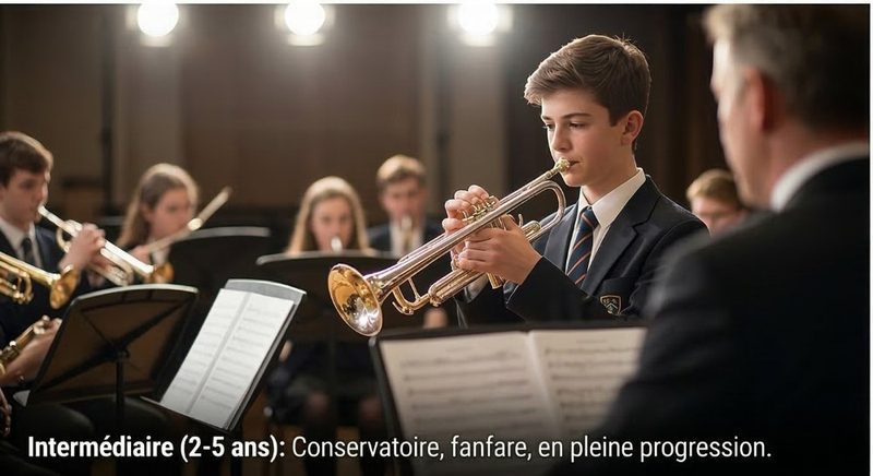 Musicien intermédiaire trompette
