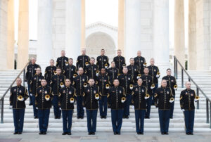 Section de trompettes de l’U.S. Army Band en concert